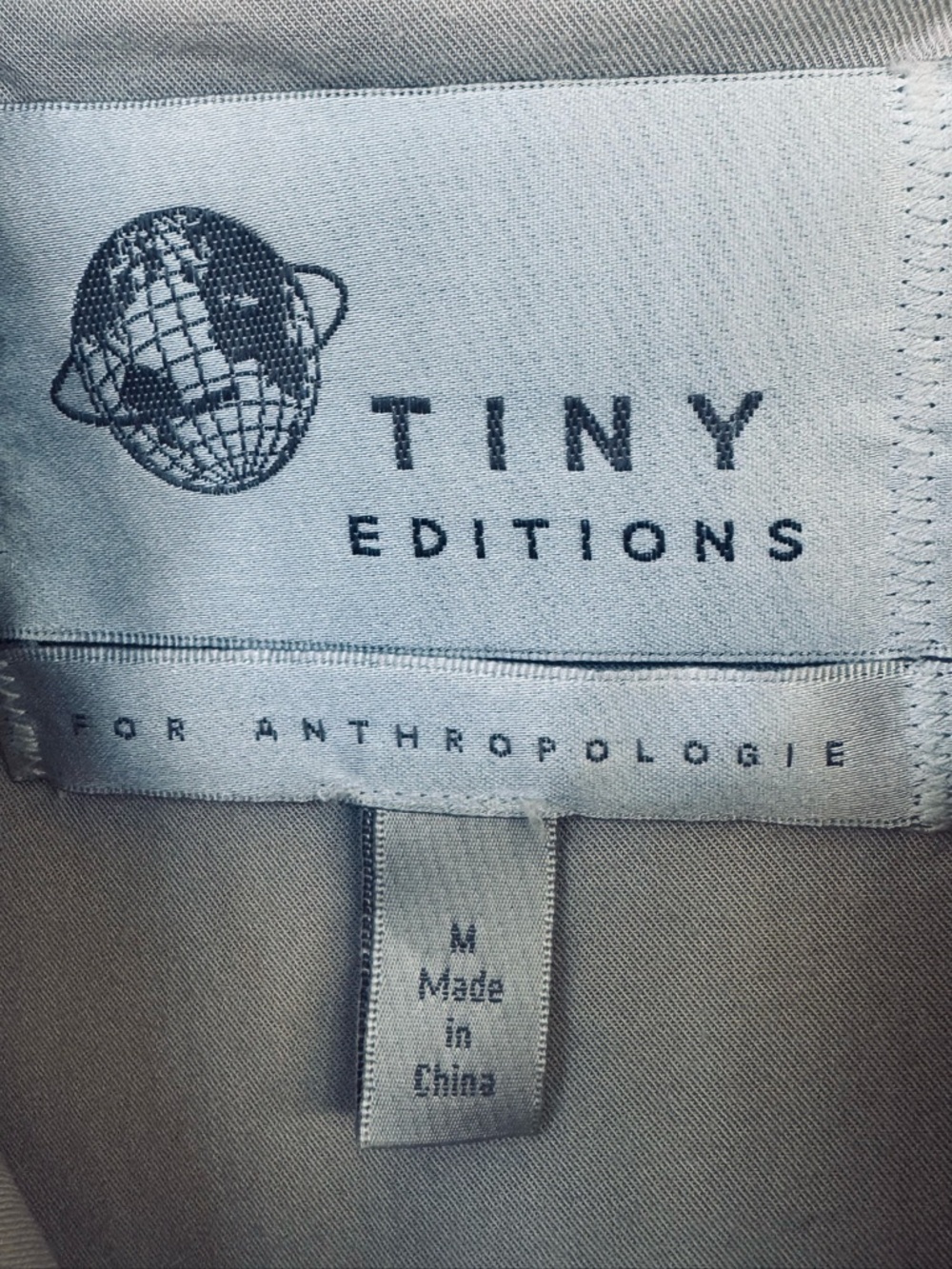 Anthropologie White Satin Embroidered Green Leaf Bomber Jacket - Women M - Picture 4 of 10